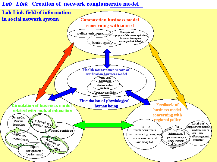 Creation of network model conglomerate